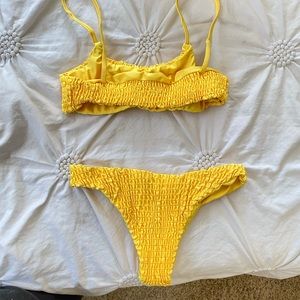 yellow zaful bikini!